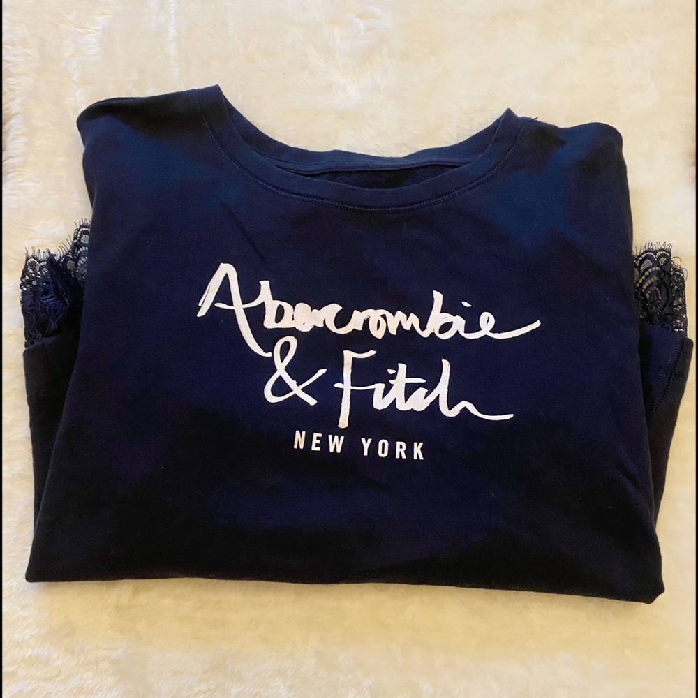 Abercrombie & Fitch Lace Trimmed Sweater
